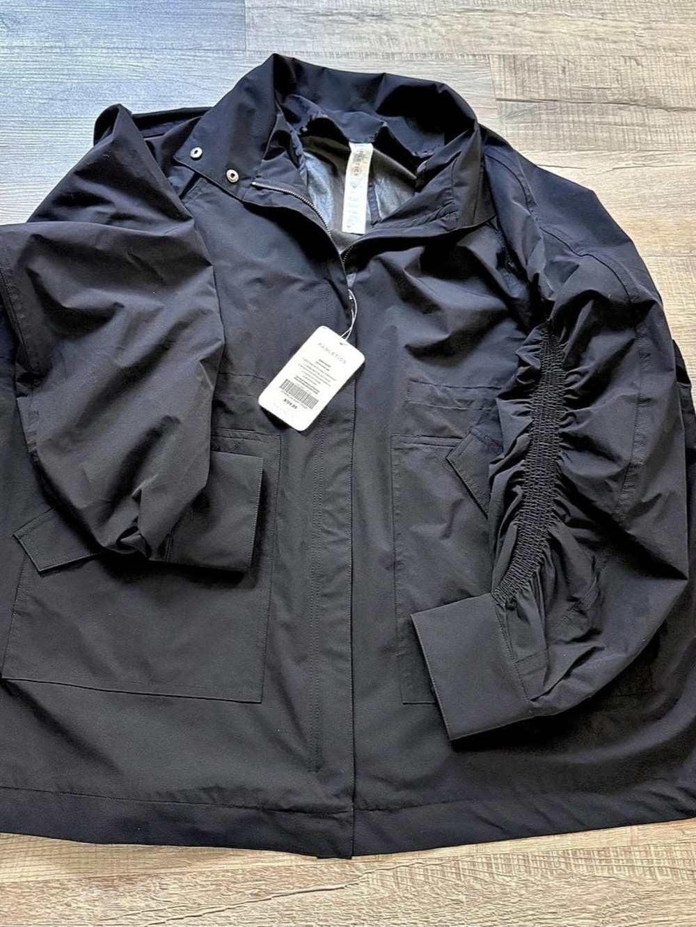 Fabletics Gina Jacket Black Utility Jacket
